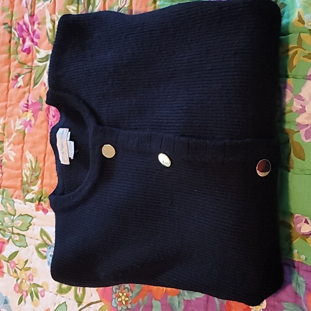 Button Front Acrylic Knit Blazer - Picture 8 of 8